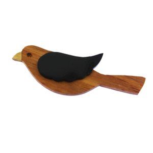 Vintage Jewelry - Vintage Wood Bird Brooch Vintage Jewelry - Vintage Wood Bird Brooch